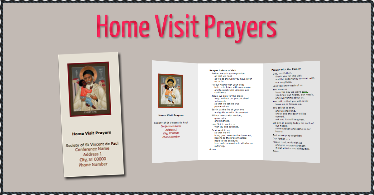 Home Visit Prayers - VinFormation